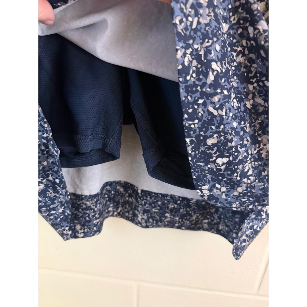 Athleta Printed Midtown Skort Women Size 8 Blue Athletic Active - Picture 6 of 13